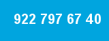 922 797 67 40 922 797 67 40